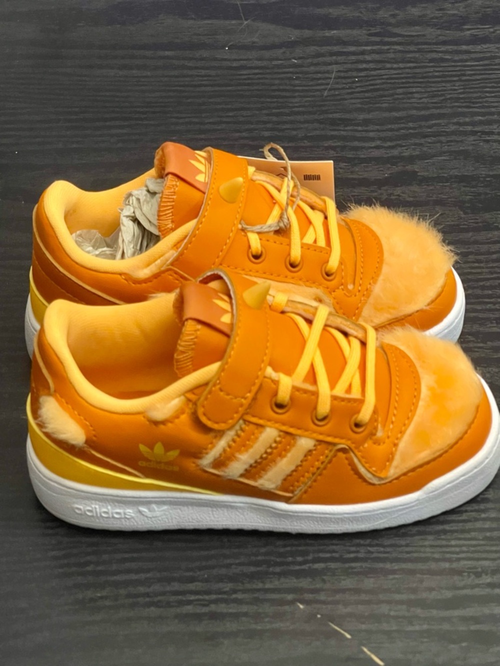 Adidas x Monster Inc. Forum Low C George Sanderson Furry Shoes